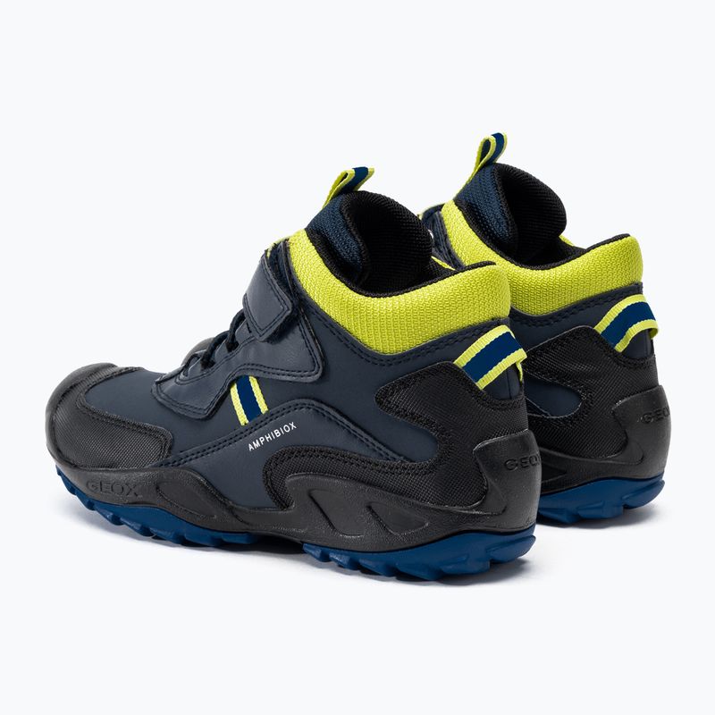 Junior cipő Geox New Savage Abx navy/lime green 3