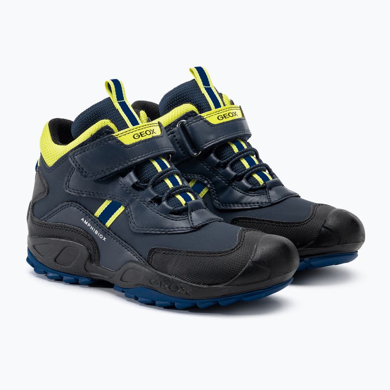 Junior cipő Geox New Savage Abx navy/lime green 4