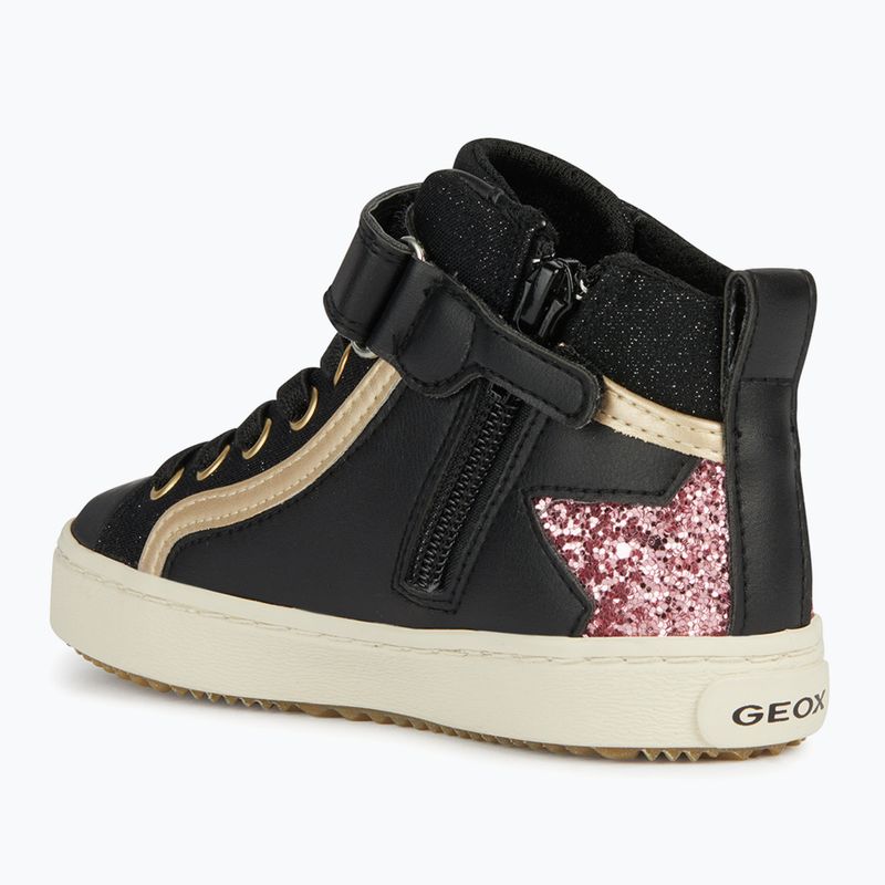 gyermekcipő Geox Kalispera black/dark pink 9