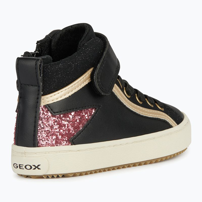 gyermekcipő Geox Kalispera black/dark pink 10