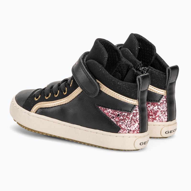 gyermekcipő Geox Kalispera black/dark pink 3