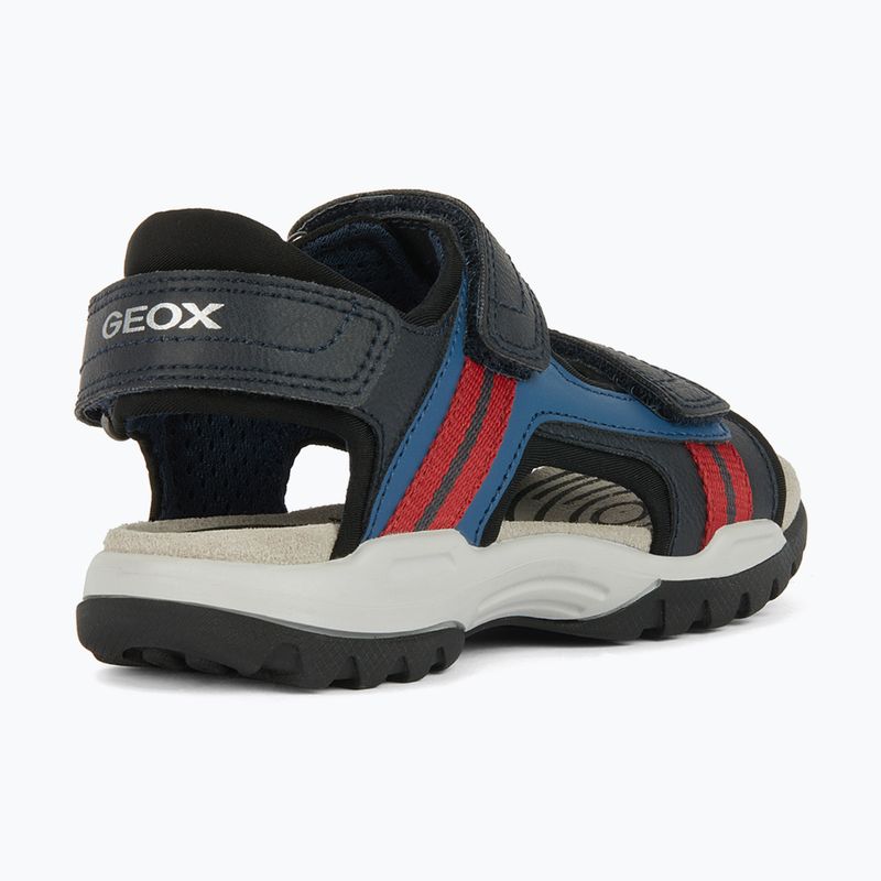 Junior szandál Geox Borealis ocean blue/red 11