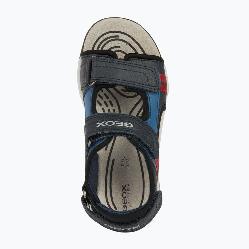 Junior szandál Geox Borealis ocean blue/red 13
