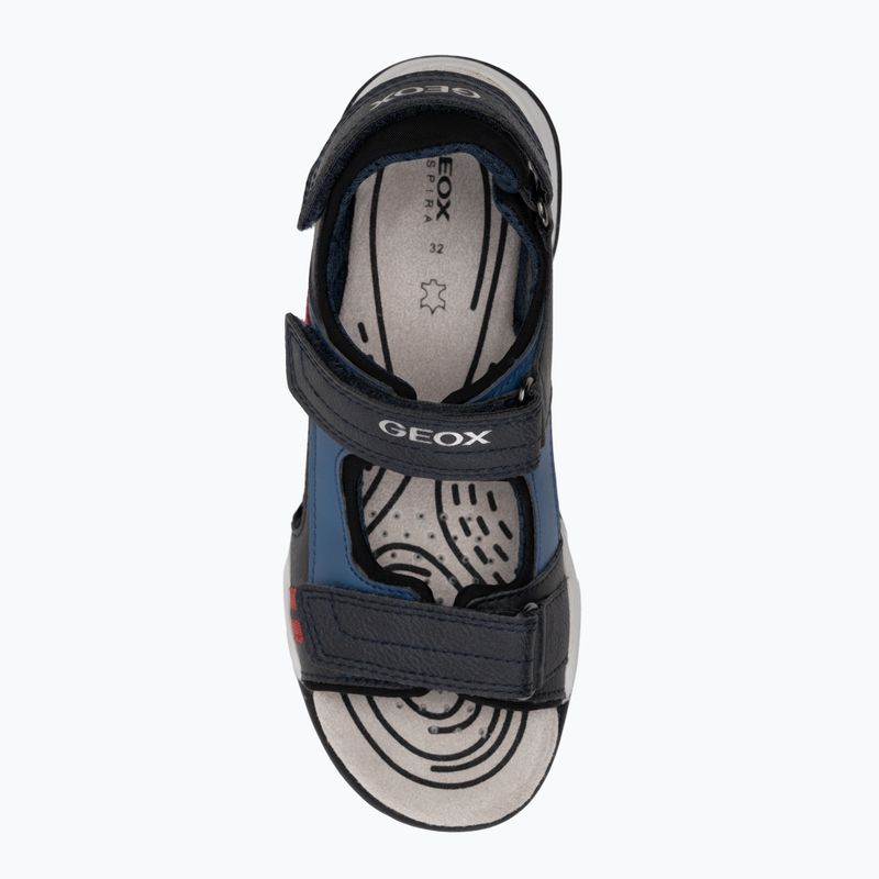 Junior szandál Geox Borealis ocean blue/red 5