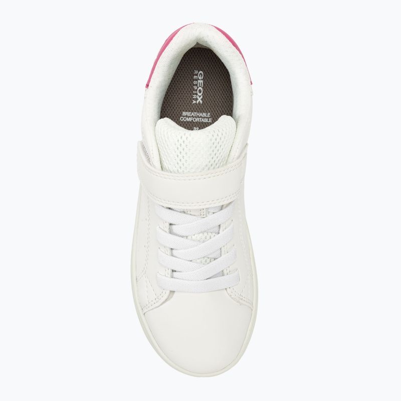 Junior cipő Geox Eclyper white/fuchsia 5