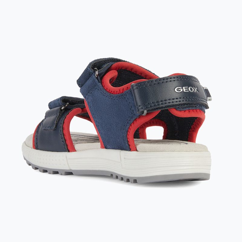 Junior szandál Geox Alben ocean blue/red 10