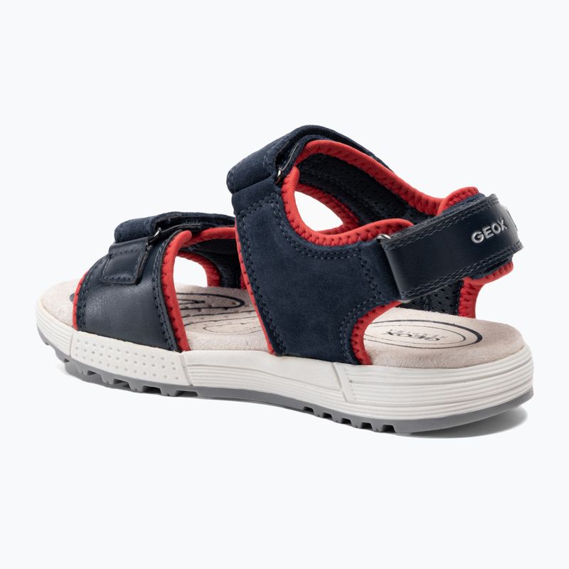 Junior szandál Geox Alben ocean blue/red 3