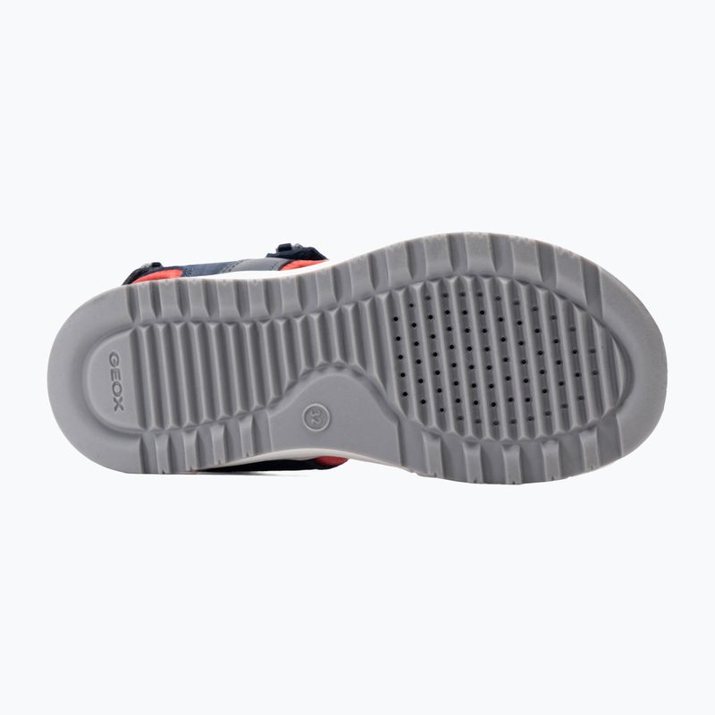 Junior szandál Geox Alben ocean blue/red 4