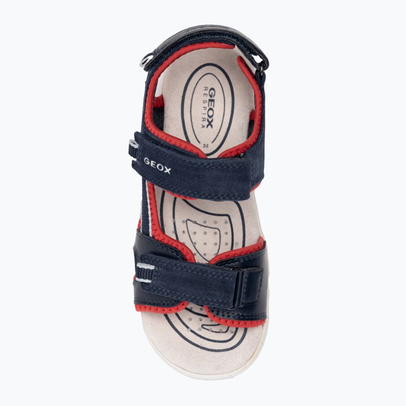 Junior szandál Geox Alben ocean blue/red 5