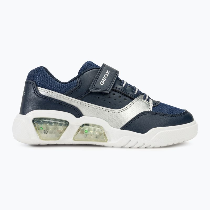 Junior cipő Geox Illuminus ocean blue/silver 2