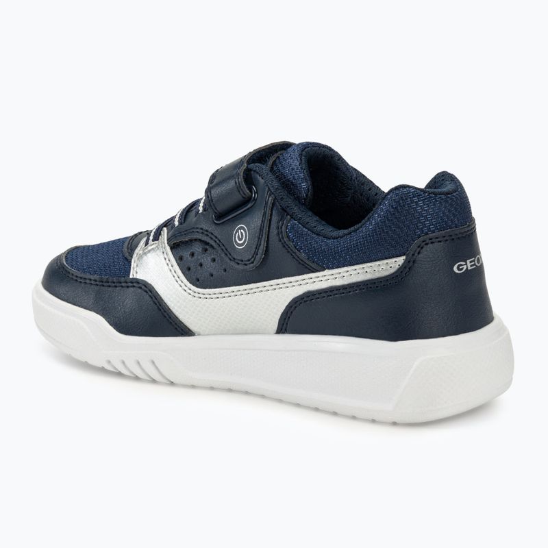 Junior cipő Geox Illuminus ocean blue/silver 3