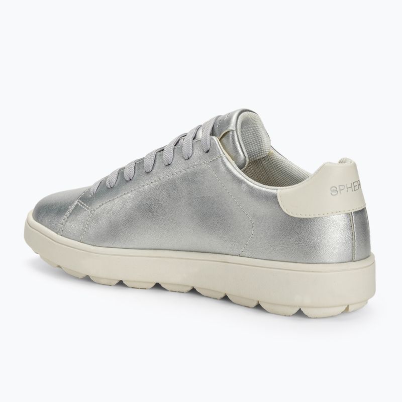 Női cipő Geox Spherica Ecub-1 silver/optic white 4