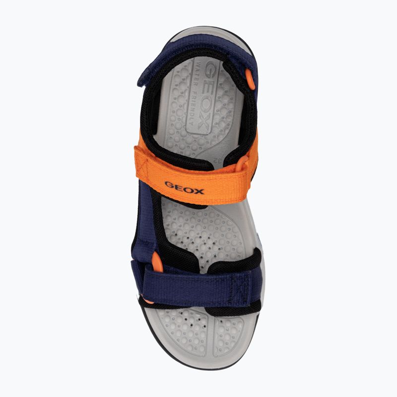 Junior szandál Geox Borealis ocean blue/orange 5