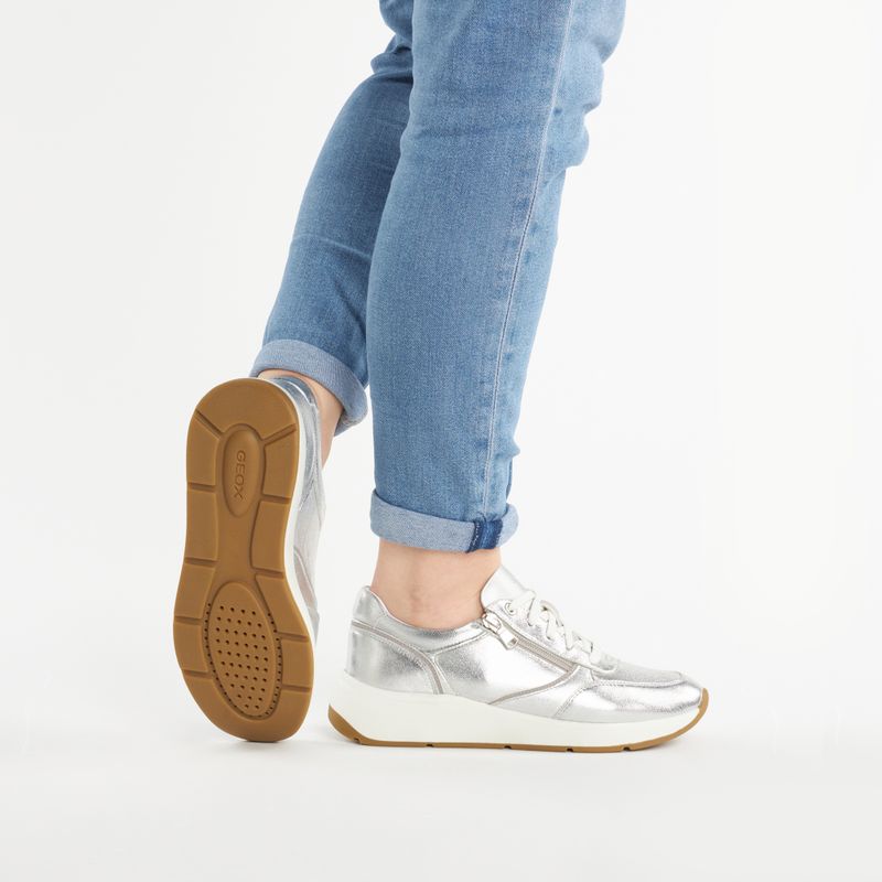 Női cipő Geox Cristael silver 2