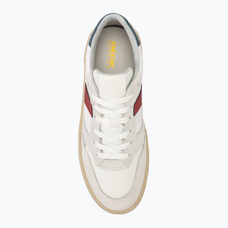Férfi cipő Geox Affile white/red 5