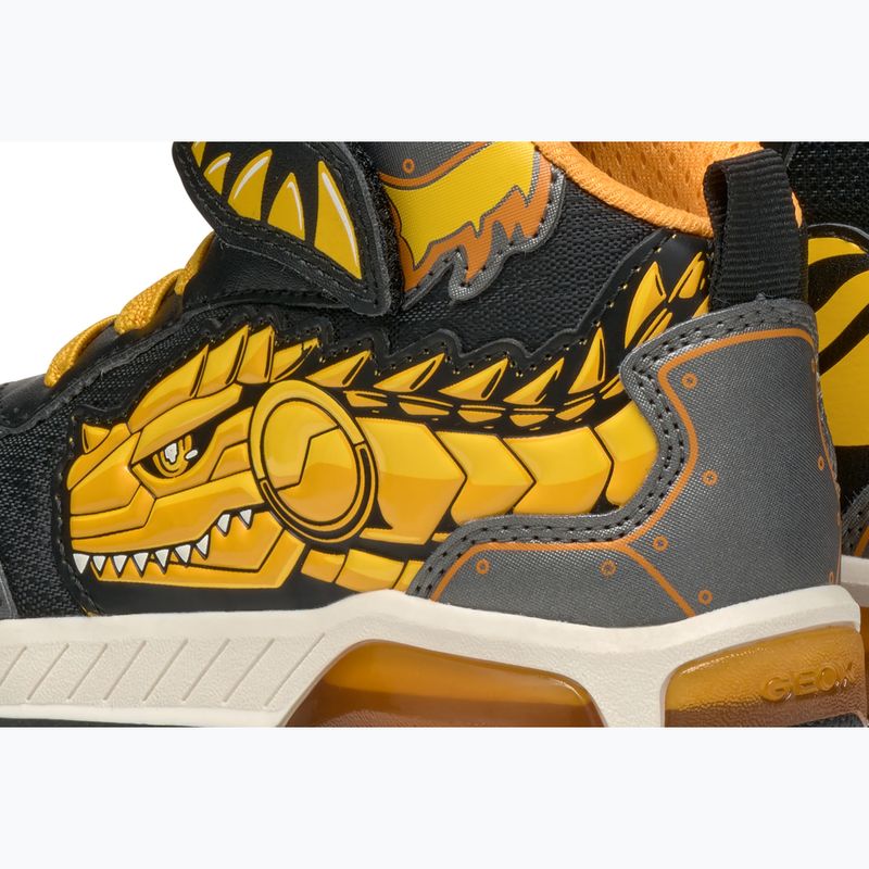 Cipő juniorskie Geox Inek black/yellow 15