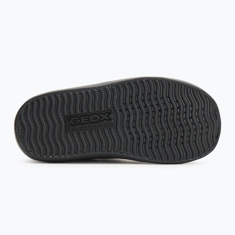 Geox Gisli fekete/sötét narancssárga gyermekcipő 4