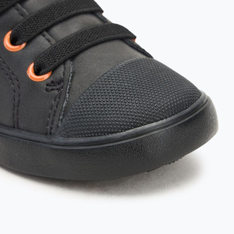 Geox Gisli fekete/sötét narancssárga gyermekcipő 7