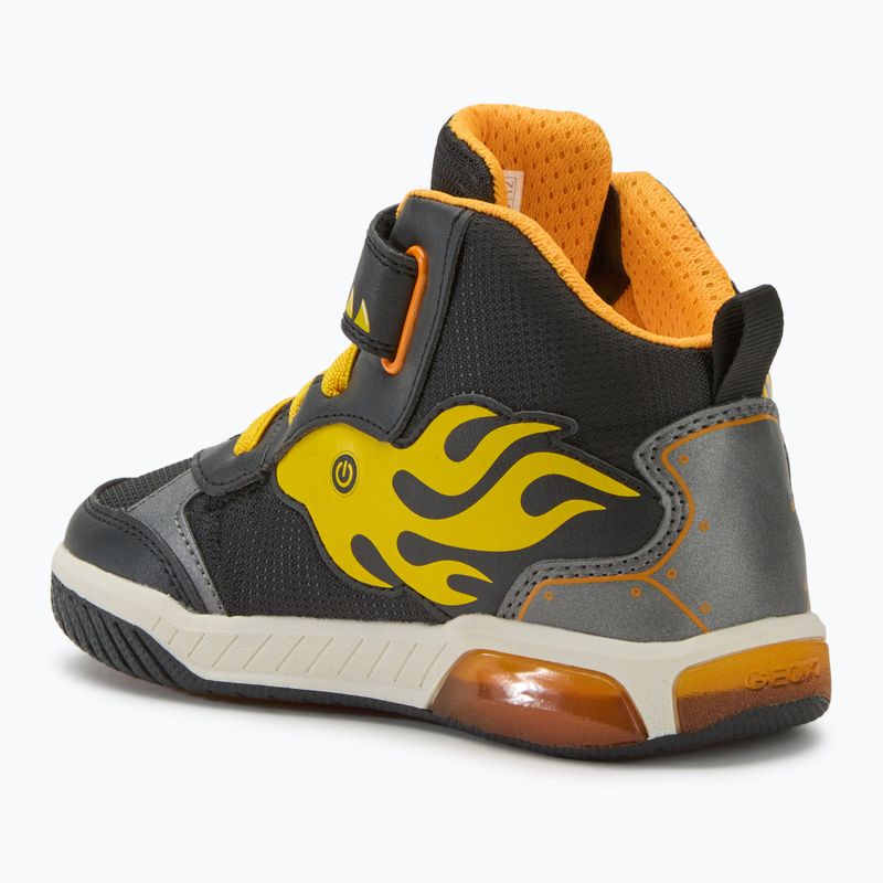 Cipő juniorskie Geox Inek black/yellow 2