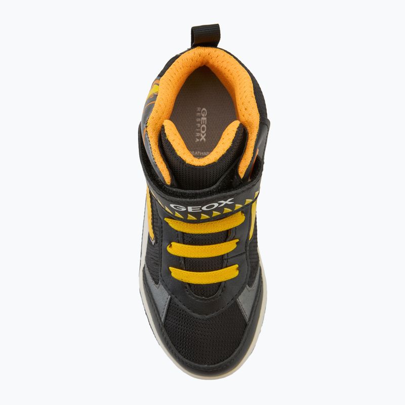 Cipő juniorskie Geox Inek black/yellow 5