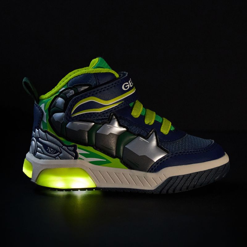 Geox Inek navy/lime zöld gyermekcipő 8