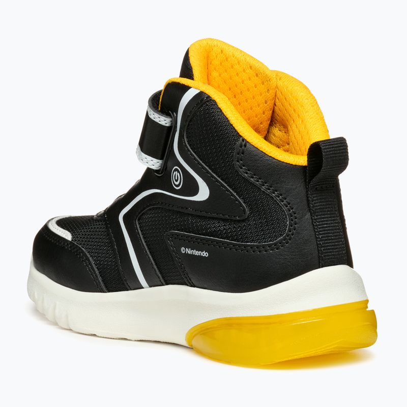 Cipő juniorskie Geox Ciberdron black/yellow 4