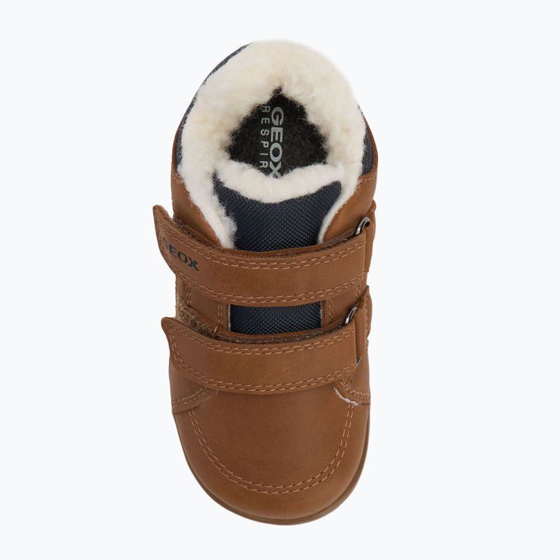 Geox Elthan dohány / sötét sárga gyermekcipő 5