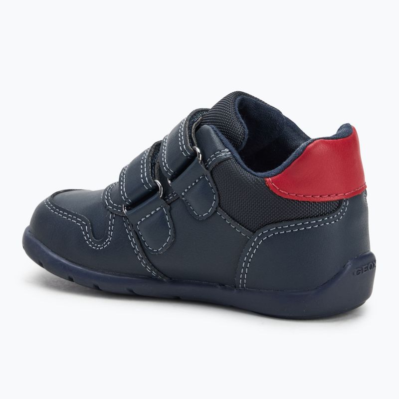Geox Elthan óceán kék/piros gyermek cipő 3