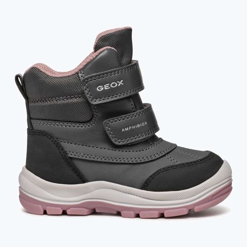 Gyerekcipő Geox Flantil ABX anthracite/dark pink 9