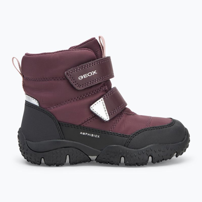 Gyerek hótaposó Geox Baltic ABX dark burgundy/black 2
