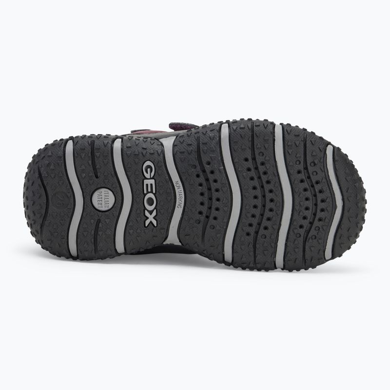 Gyerek hótaposó Geox Baltic ABX dark burgundy/black 4