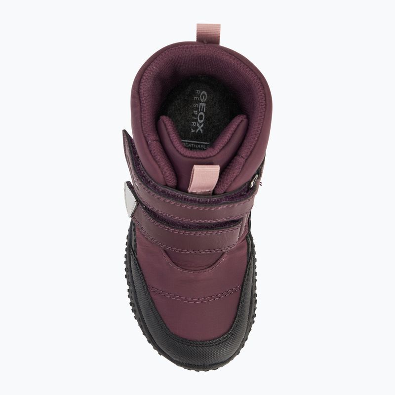 Gyerek hótaposó Geox Baltic ABX dark burgundy/black 5