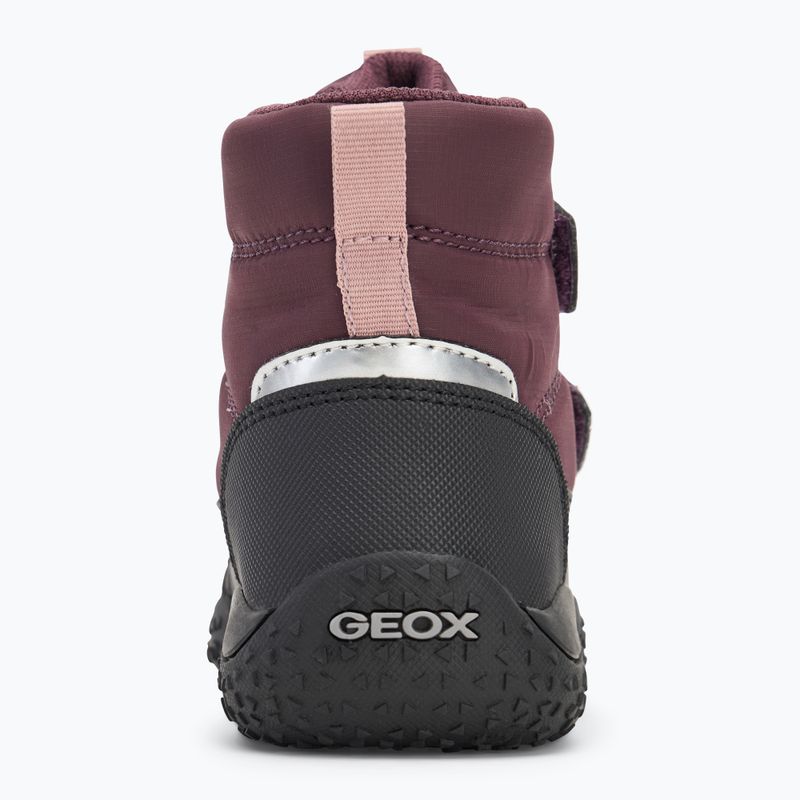Gyerek hótaposó Geox Baltic ABX dark burgundy/black 6