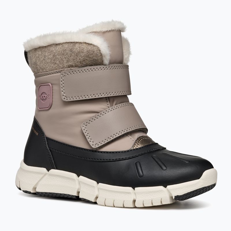 Gyerek hótaposó Geox Flexyper ABX dark beige/black