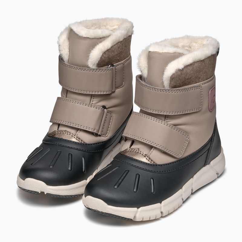 Gyerek hótaposó Geox Flexyper ABX dark beige/black 3