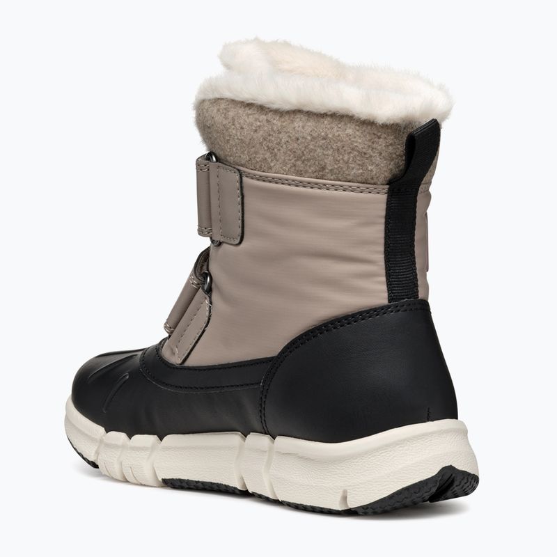 Gyerek hótaposó Geox Flexyper ABX dark beige/black 4