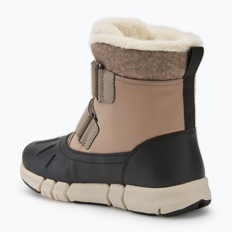 Gyerek hótaposó Geox Flexyper ABX dark beige/black 3