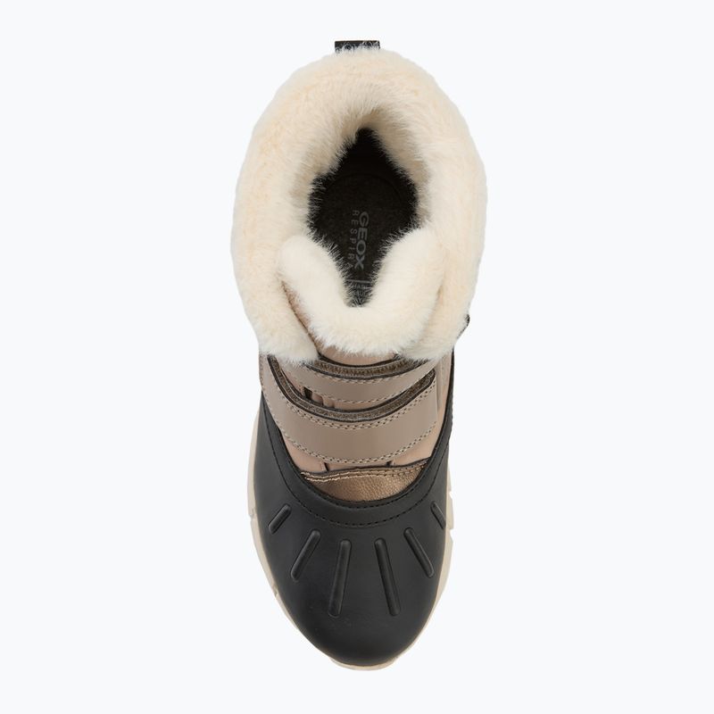 Gyerek hótaposó Geox Flexyper ABX dark beige/black 5