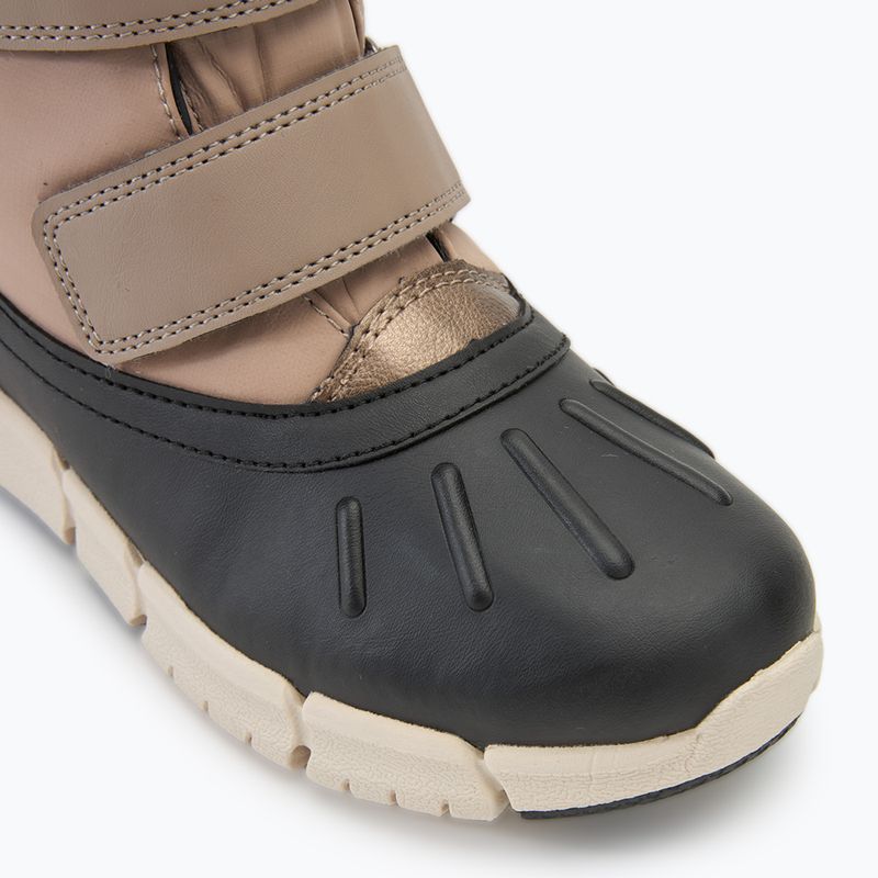 Gyerek hótaposó Geox Flexyper ABX dark beige/black 7