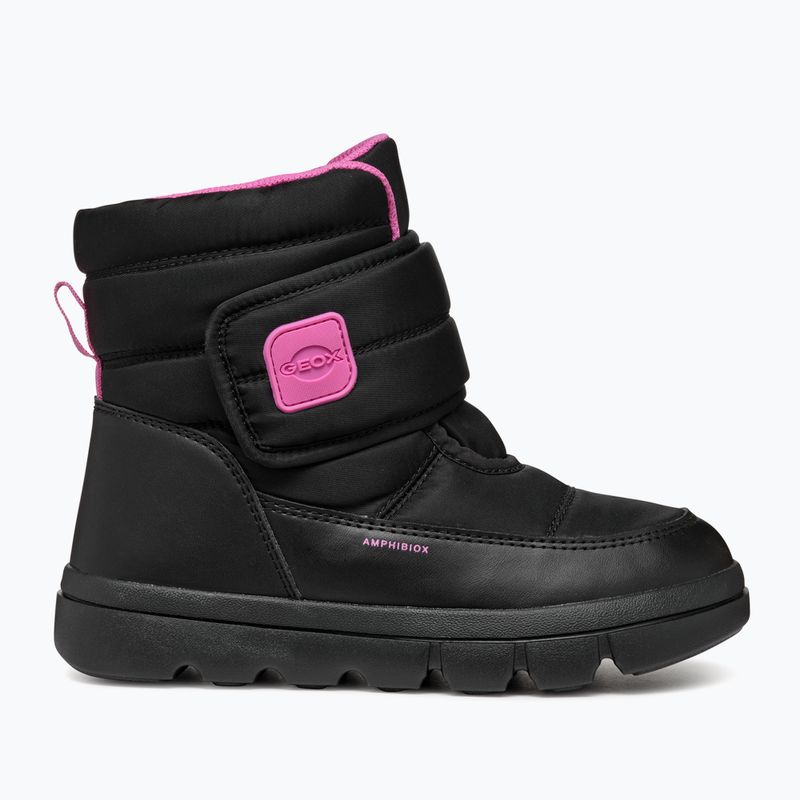 Gyerek hótaposó Geox Willaboom ABX black / fuchsia 9