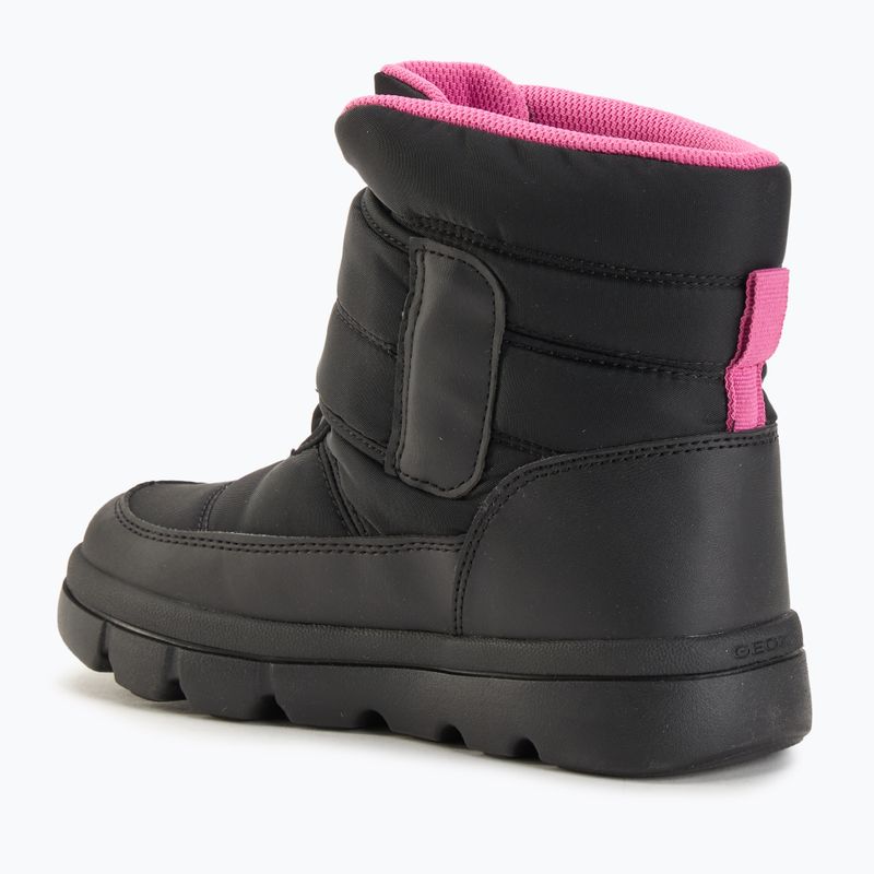 Gyerek hótaposó Geox Willaboom ABX black / fuchsia 3