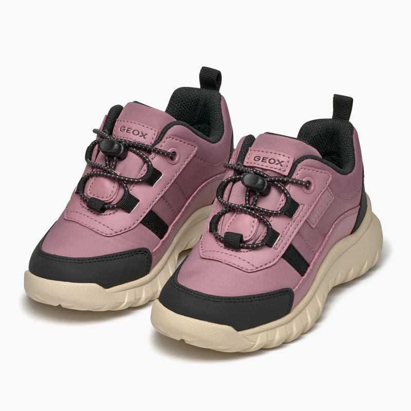 Cipő juniorskie Geox Simbyos ABX dark pink/black 3