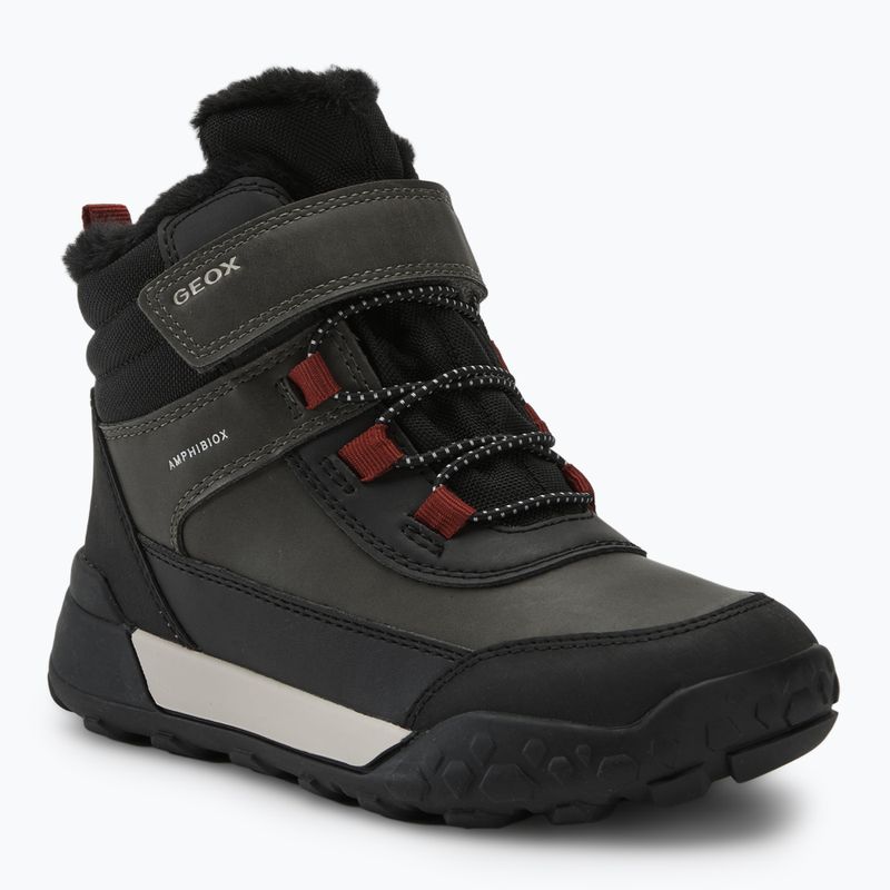 Gyerek hótaposó Geox Trekkyup ABX dark green/black