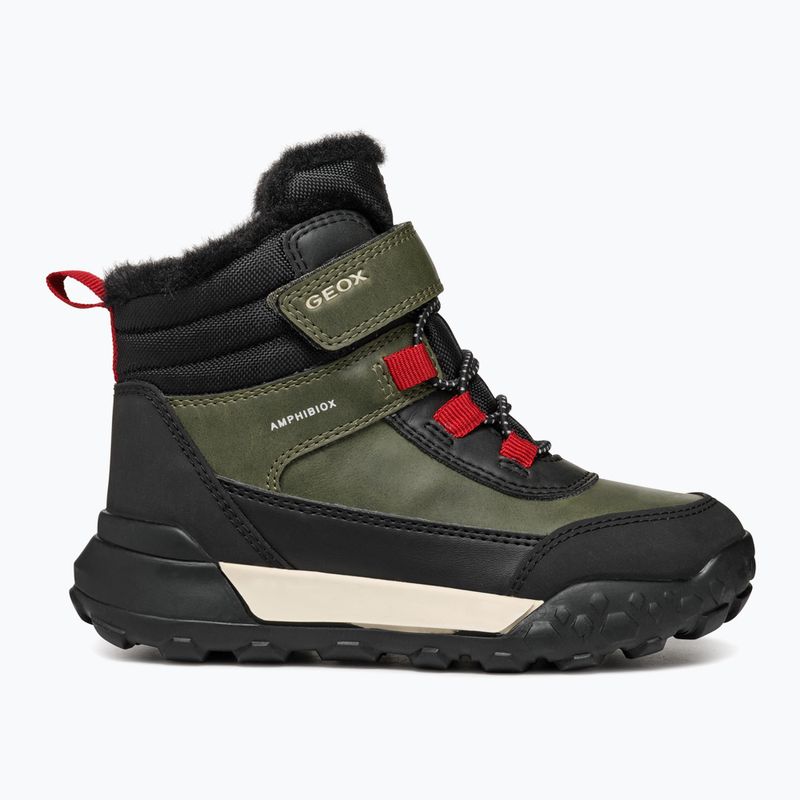 Gyerek hótaposó Geox Trekkyup ABX dark green/black 9