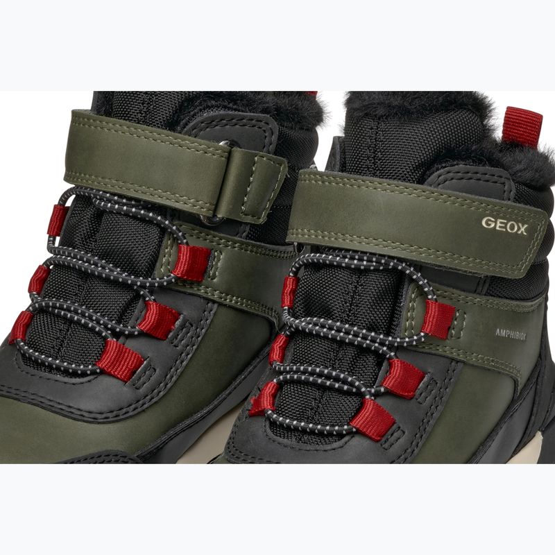 Gyerek hótaposó Geox Trekkyup ABX dark green/black 14