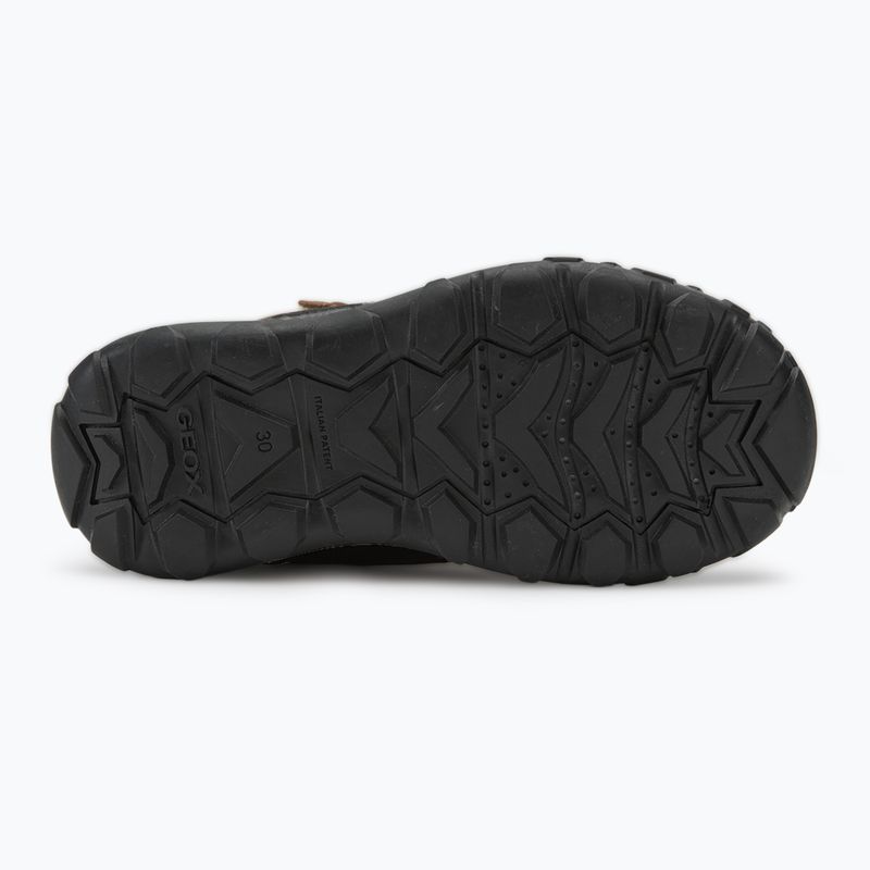 Gyerek hótaposó Geox Trekkyup ABX dark yellow/black 4