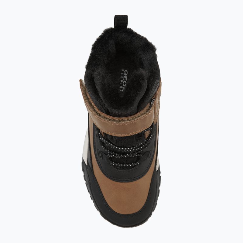 Gyerek hótaposó Geox Trekkyup ABX dark yellow/black 5