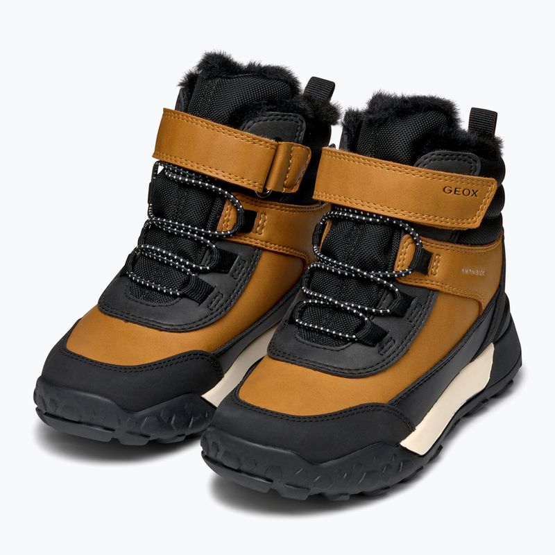 Gyerek hótaposó Geox Trekkyup ABX dark yellow/black 10