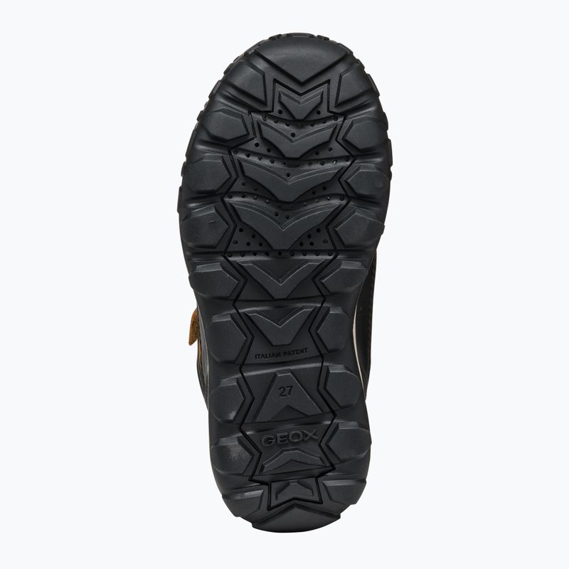 Gyerek hótaposó Geox Trekkyup ABX dark yellow/black 13