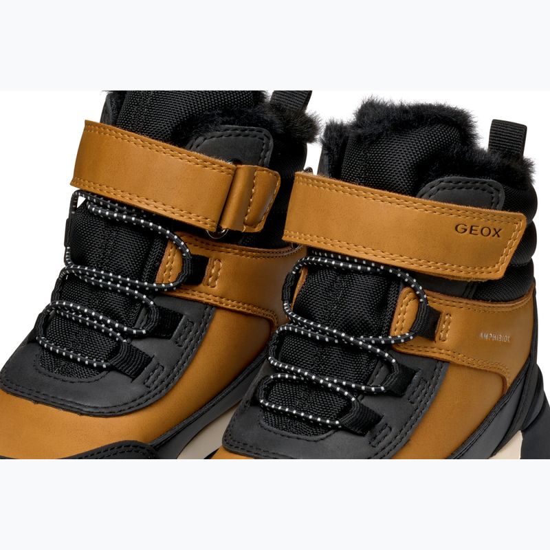 Gyerek hótaposó Geox Trekkyup ABX dark yellow/black 14